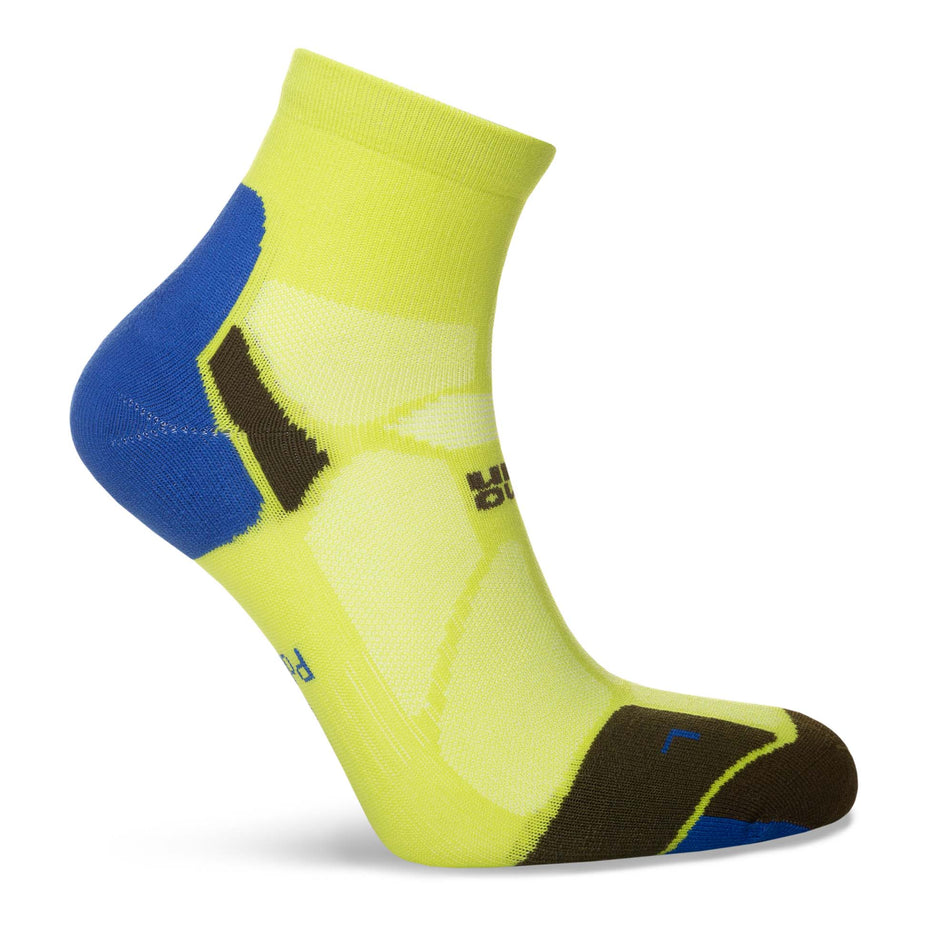 Medial side of the left sock from a pair of Hilly Unisex Marathon Fresh Anklet Running Socks (7757232930978)