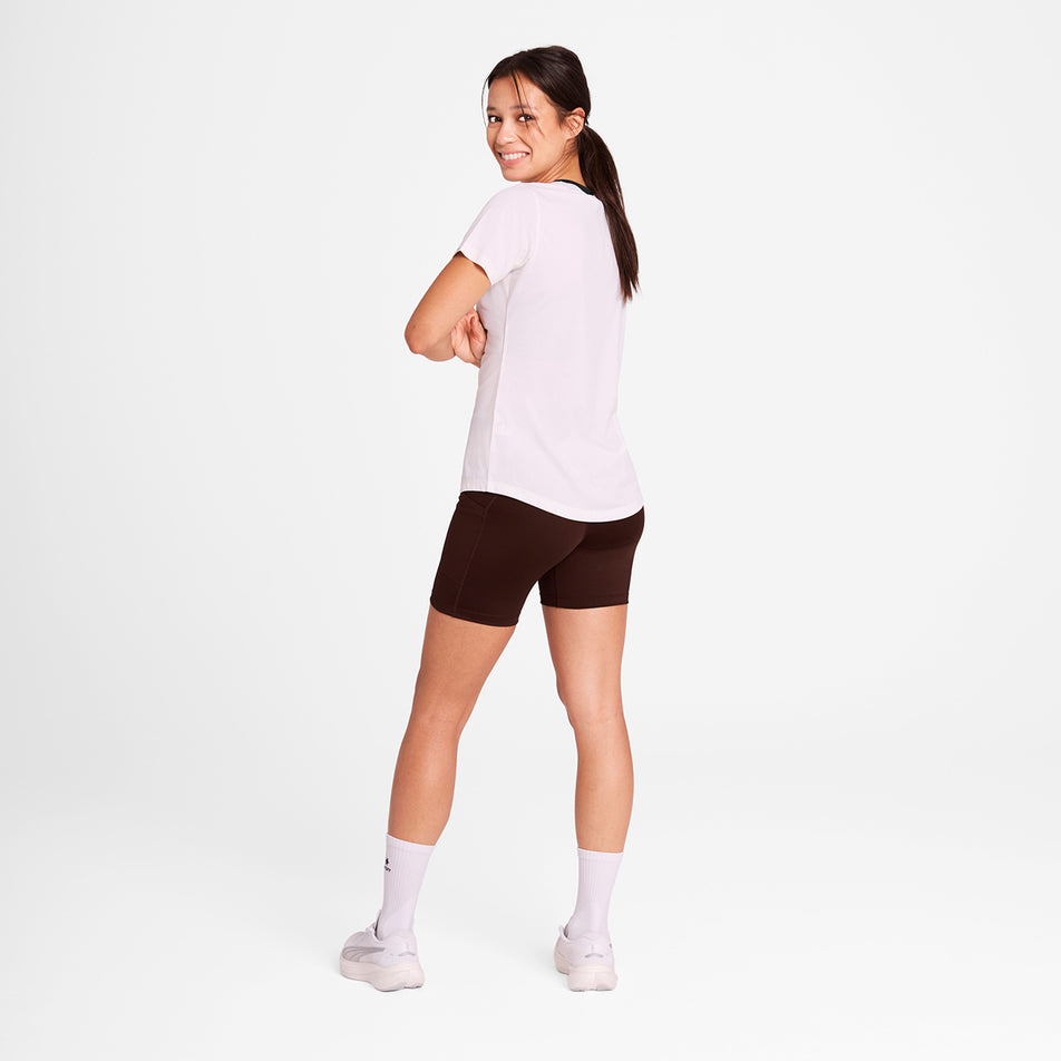 Back view of a model wearing the SAYSKY Women's Combat+ Short Tights 7